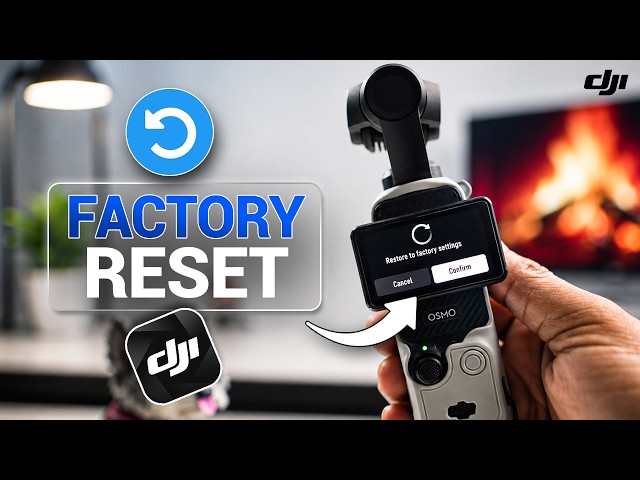 How to Factory Reset DJI Osmo Pocket (All Model)