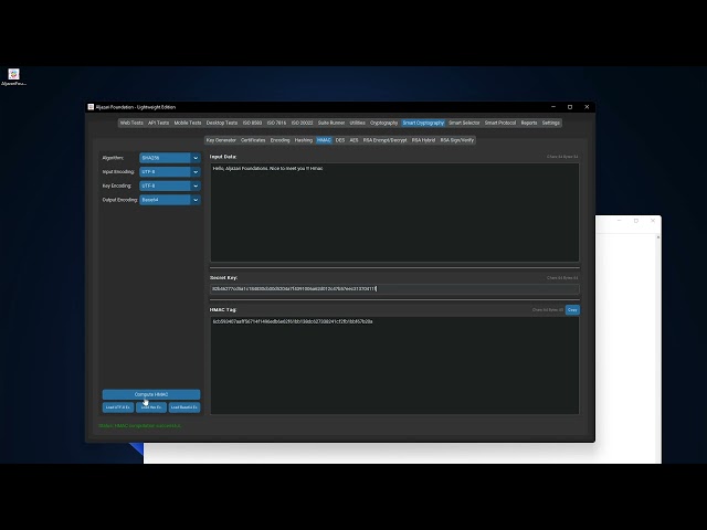 #features  #smart Hash-based Message Authentication Code (HMAC)