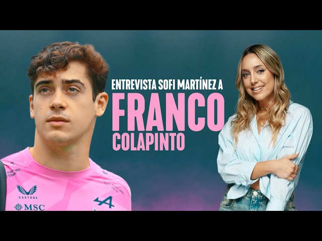 FRANCO COLAPINTO, exclusively with Sofi Martínez: FULL INTERVIEW (10/11/2025)