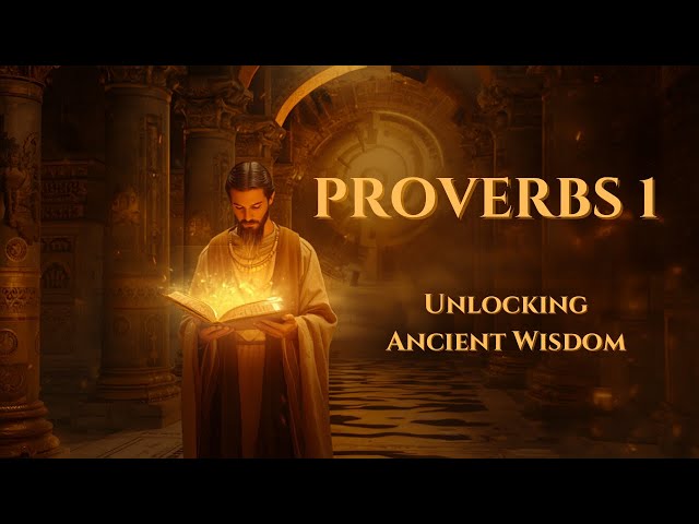 Proverbs 1 | The Beginning of Wisdom | Bible Reading for Meditation + Reflection + Relaxation