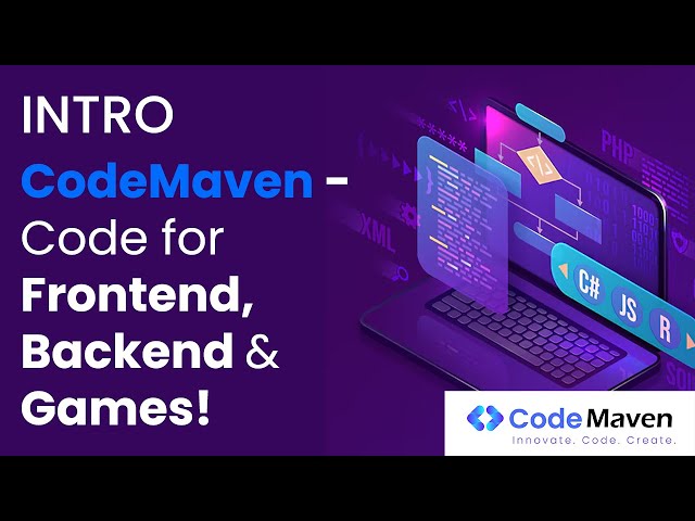 CodeMaven | Code for Frontend, Backend & Games! - Intro