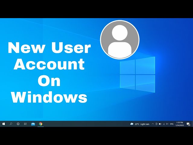 How to add new user account on laptop - pc