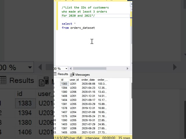 SQL Interview Question | Intersect and Having | Amazon