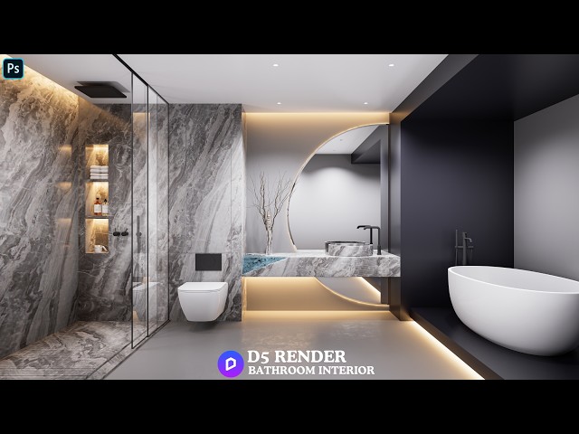 How to Create Interior Design in D5 Render | Without Window