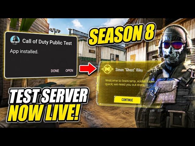 How to DOWNLOAD Season 8 Test Server in CODM 2026