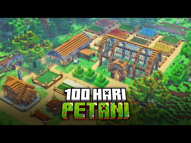 100 Days as a Farmer in Minecraft