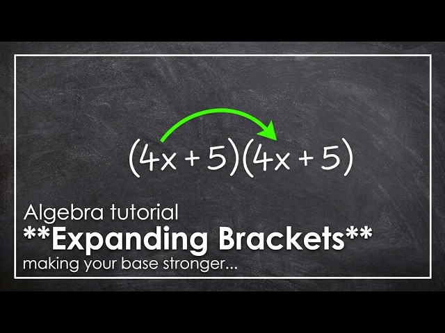 Ms V's Classroom - Algebraic Expressions - Expanding Brackets