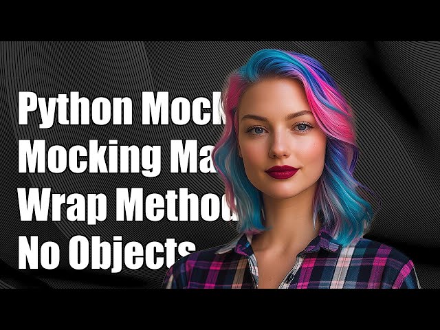 Python Mocking: How to Wrap Methods Without Instantiating Objects