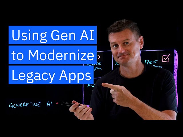 How to use Generative AI for App Modernization