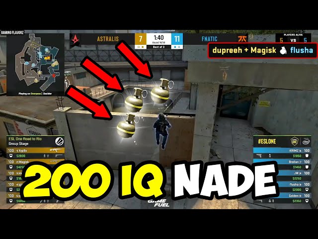 BEST Pro Nade Plays in CS:GO