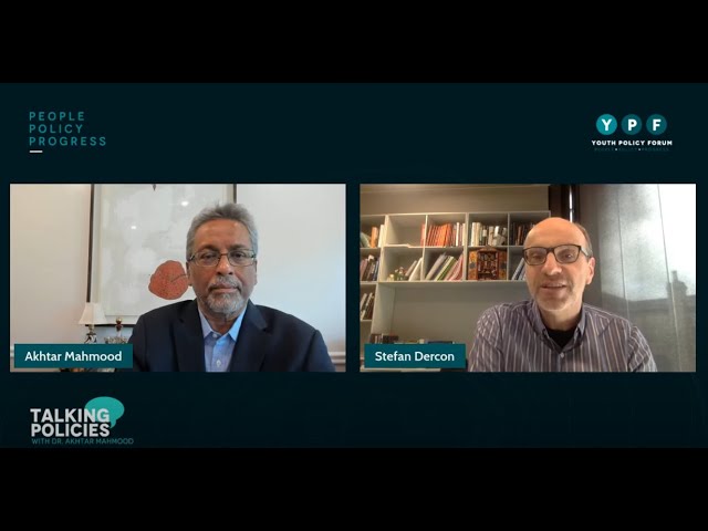 "Gambling on Development" with Stefan Dercon | Talking Policies Season 2 Episode 1