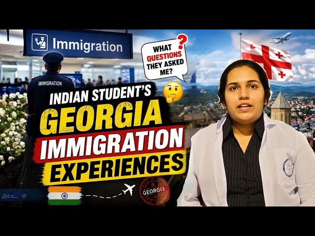 MBBS Abroad in Georgia 2026 🇬🇪 | Airport Immigration for Indian Students