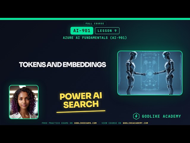AI-901 Azure AI Fundamentals · Lesson 9: Master Tokens and Embeddings for LLMs