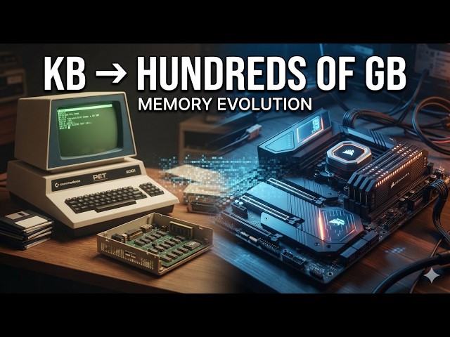 The Evolution of Memory Chips: From Kilobytes to Hundreds of Gigabytes