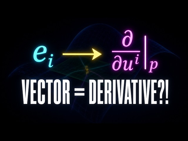 Why Are Tangent Vectors Written as Derivatives? | Coordinate Bases Explained