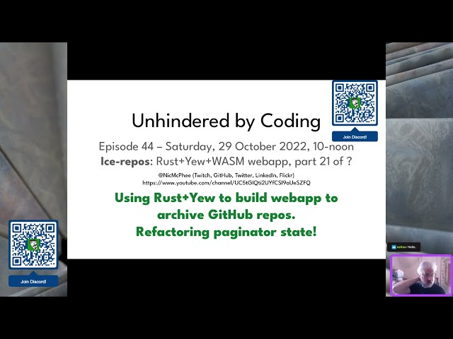 The pagination works!: Episode 44, Unhindered by Coding