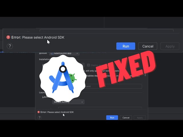 “Android Studio Error ‘Please Select Android SDK’ – Quick Fix”