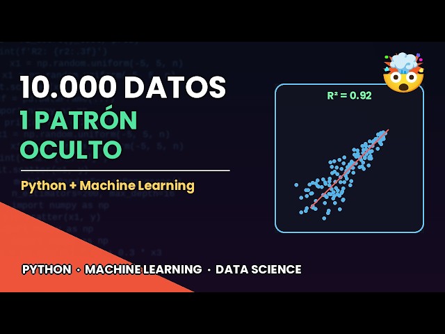 🤯 Le di 10.000 datos a Python… y encontró un patrón que yo no podía ver