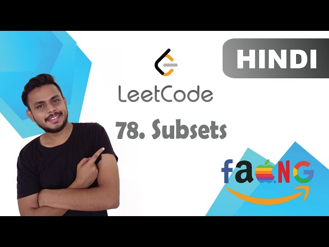 Subsets (Leetcode 78) - Medium (Hindi) | Backtracking + Iterative solution