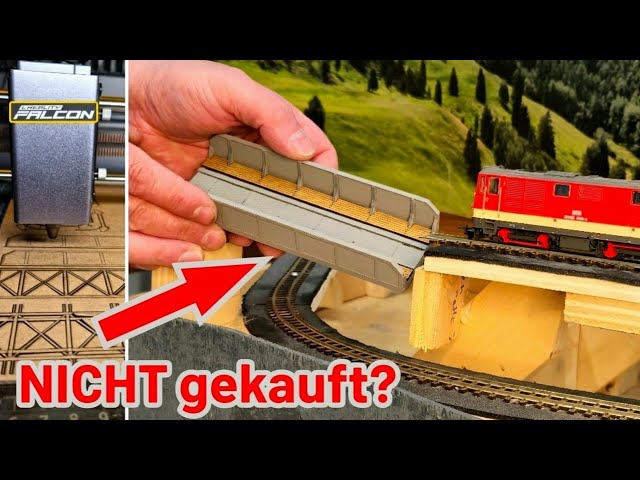 DANGER OF COLLAPSE! Will the DIY bridge hold? | CR Falcon A1 | build a model railway layout H0 1:87