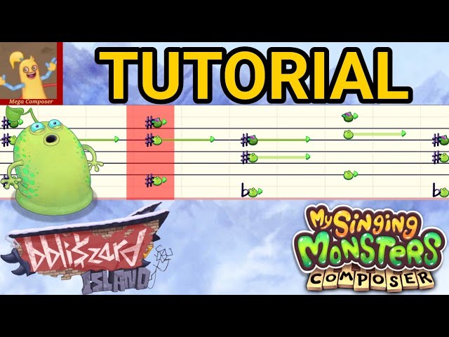 TUTORIAL | 🏔️ bbli$zard Island Spunge - My Singing Monsters Composer