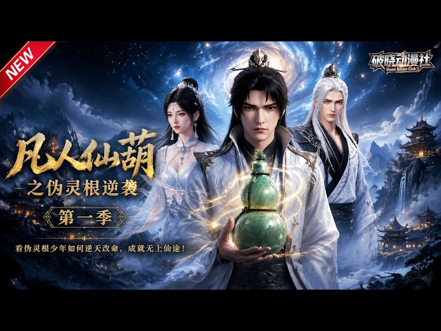 MULTISUB📢新番上线《凡人仙葫之伪灵根逆袭（第一季）》#最新漫剧 #漫剧合集 #一口气看完 #动漫 #anime #AI漫剧 #破晓动漫社