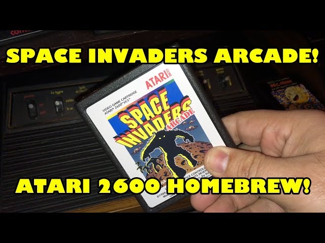 Space Invaders Arcade Atari 2600 Homebrew