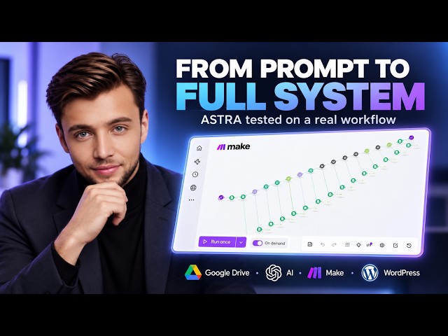 GPT-6 Astra Built a Full AI Automation System | Make.com + WordPress Test