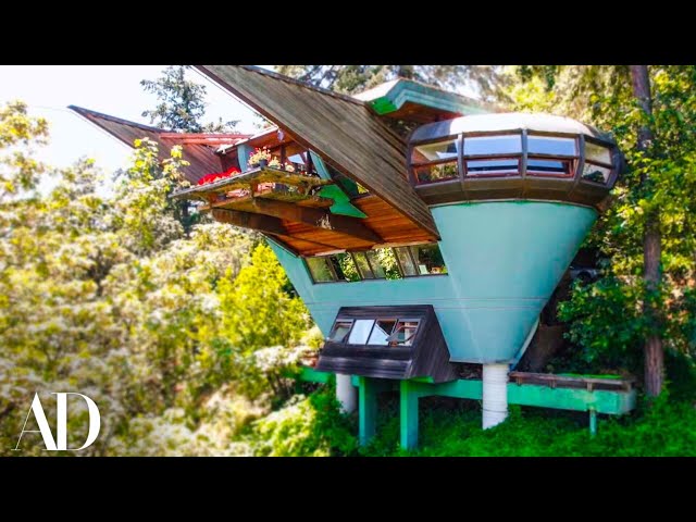 Inside An Architect's Retro Treetop Home | Unique Spaces | Architectural Digest