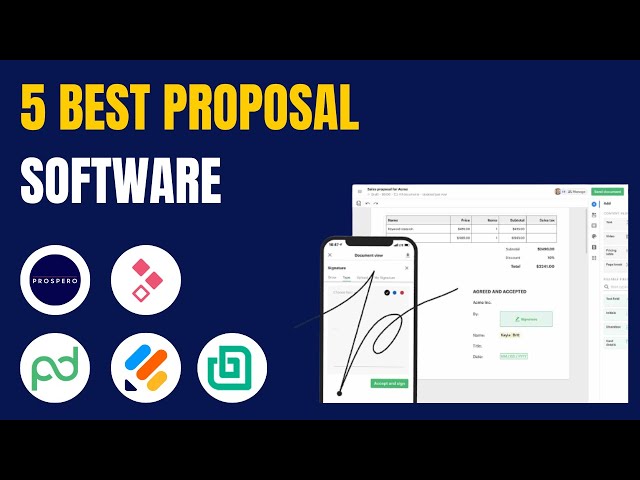 5 Best Proposal Software Tools (Comparison & Full Demo)