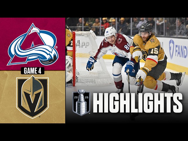 Avalanche vs. Golden Knights | NHL Playoff Highlights | Game 4 | May 26, 2026