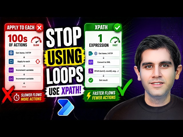 Power Automate Performance Trick: Replace Apply to Each with XPath