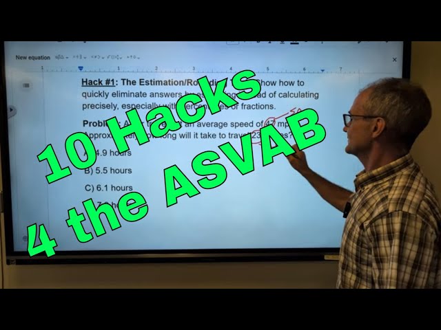 10 Hacks for the ASVAB Math Exam #asvab
