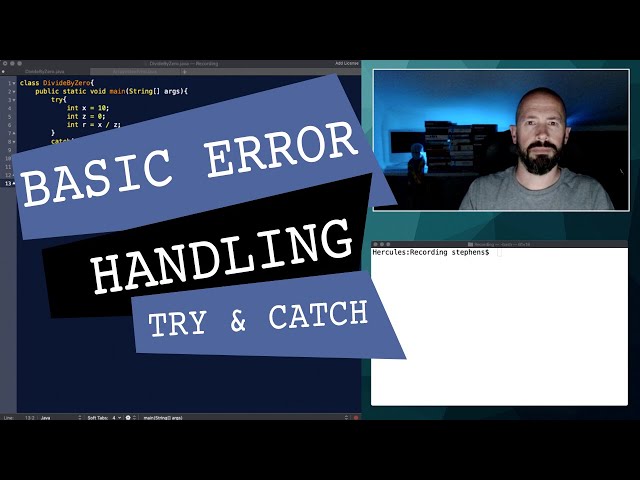 Basic Error Handling in Java