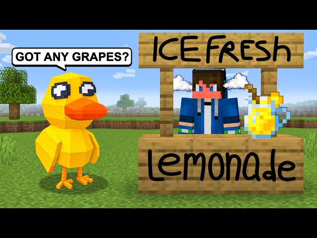 I Ragebaited with DUCK SONG in Minecraft