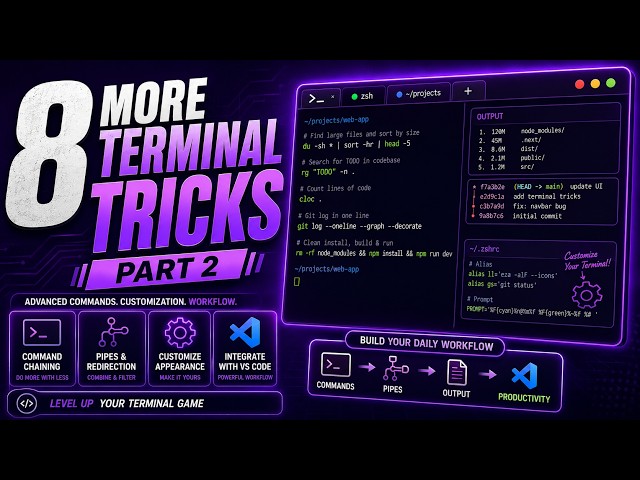 8 Advanced Windows Terminal Tricks to Boost Productivity (Part 2) #developer