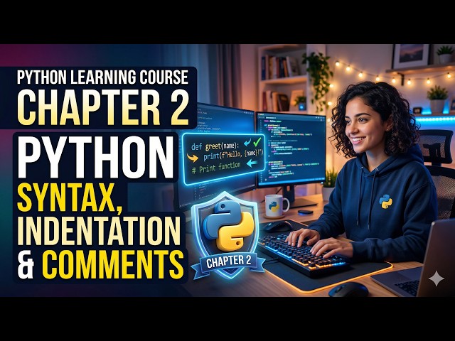 Python Chapter 2: How to Run Code, Fix Syntax Errors & Use Functions