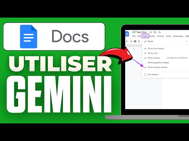 Comment Utiliser Gemini Dans Google Docs (2026)