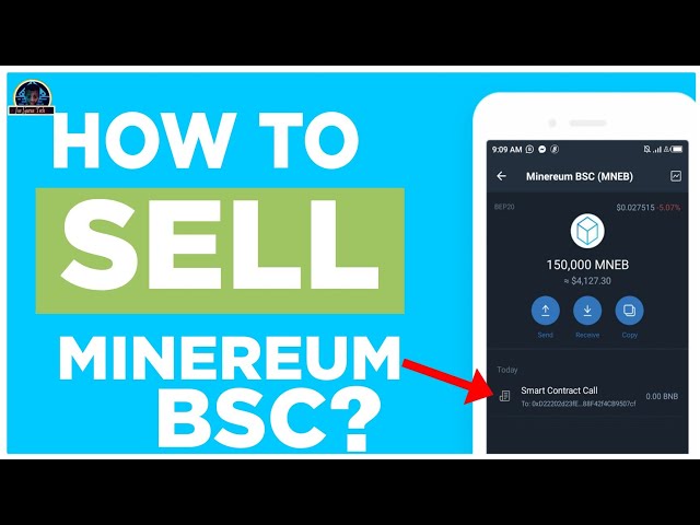How to Sell Minereum BSC on TRUST Wallet