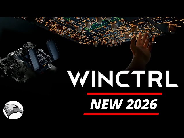 Airbus Overhead Panel & FFB Rudder Pedals plus much more. WINCTRL Product Update