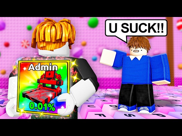 I Pretended to be a NOOB, Then Used ADMIN TREADMILL.. (+1 Keyboard Escape)