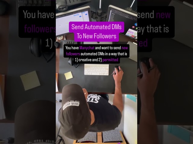 Manychat 101 😁 Send Automated DMs To New Followers #manychat #manychattutorial