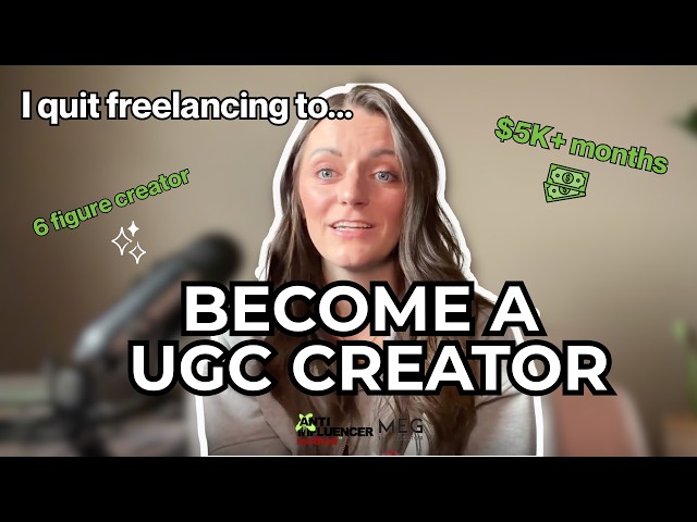 Become a UGC CREATOR THIS MONTH | How to Become a UGC Creator in 2026 (Step-by-Step Beginner Guide)
