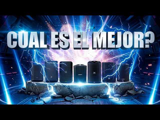 🔊 ¿Cuál es el MEJOR ALTAVOZ Portátil Profesional? Ranking de Batería Recargable