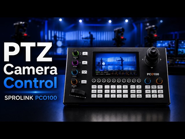 SPROLINK PCO100 PTZ Camera Controller | Professional Multi-Camera Control Made Simple