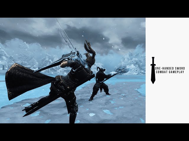 SKYRIM SE : MODERN COMBAT GAMEPLAY [SKYSA : ONE-HANDED SWORD │ Mo fu ] │ ALTERNATE COMBAT SETTING
