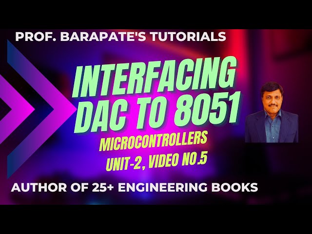 INTERFACING DAC TO 8051