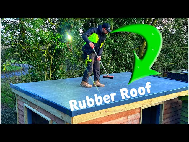 How To Easily Install Shed/Garden Room EPDM/Rubber Roof