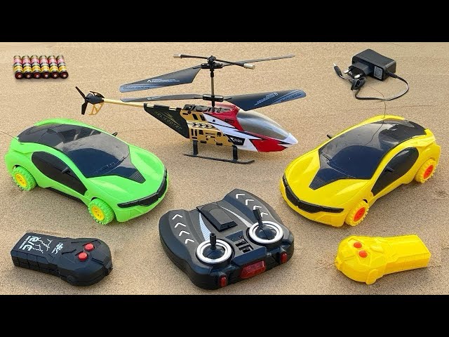 Famous RadioControl RC Helicopter with Rechargeable RC Car and Airplane Unboxing and Testing Review