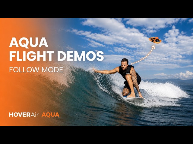 FOLLOW MODE | HOVERAir AQUA Flight Modes